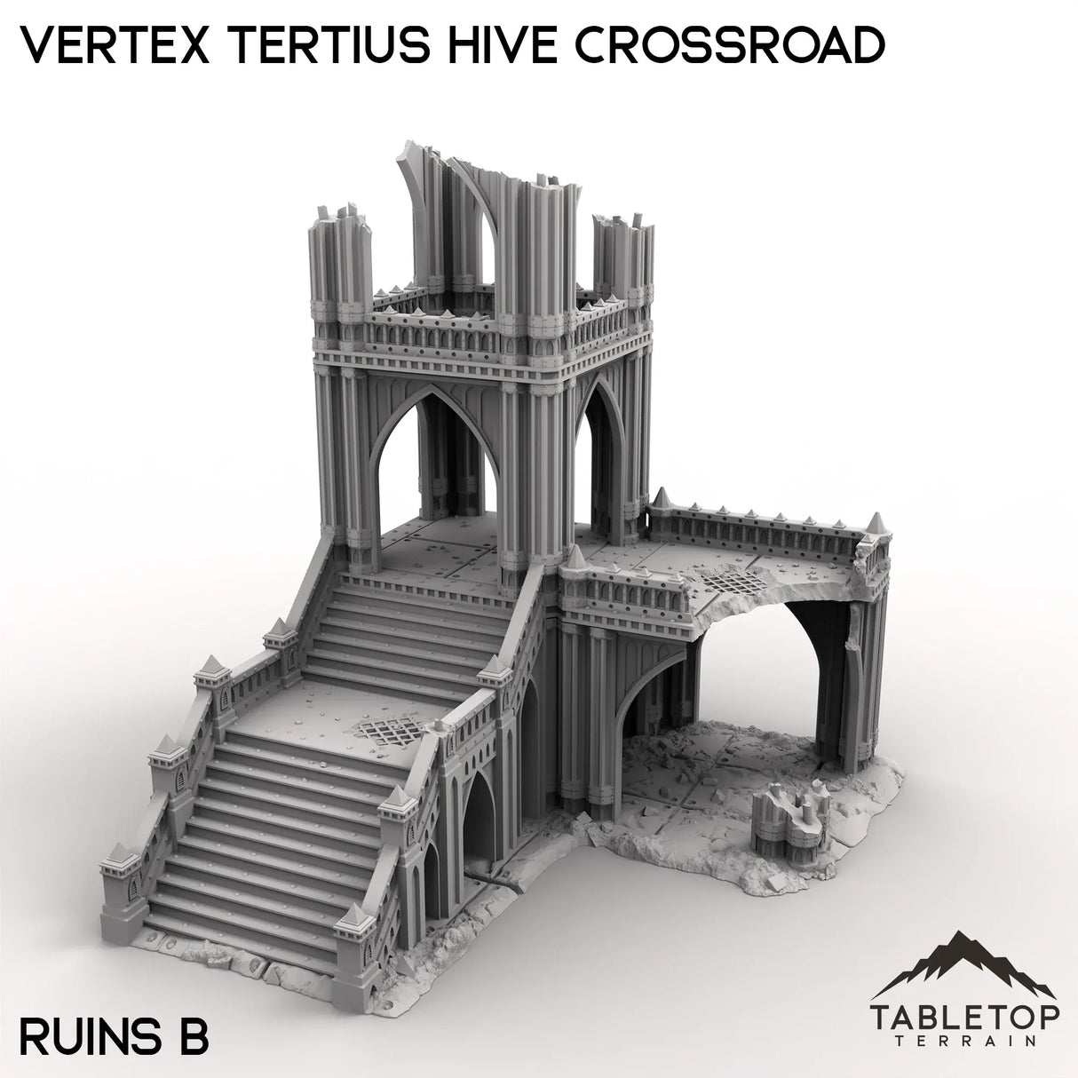 Tabletop Terrain Terrain Ruins B / 28/32mm Vertex Tertius Hive Crossroad