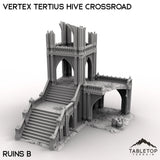 Tabletop Terrain Terrain Ruins B / 28/32mm Vertex Tertius Hive Crossroad