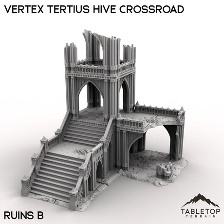 Tabletop Terrain Terrain Ruins B / 28/32mm Vertex Tertius Hive Crossroad