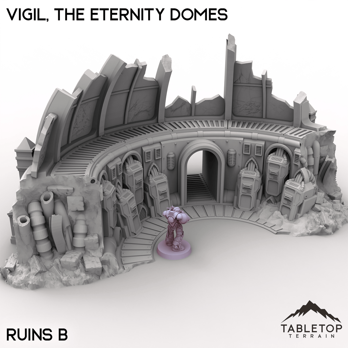 Tabletop Terrain Terrain Ruins B / 28/32mm Vigil, the Eternity Domes