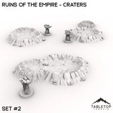 Tabletop Terrain Terrain Ruins of the Empire - Craters