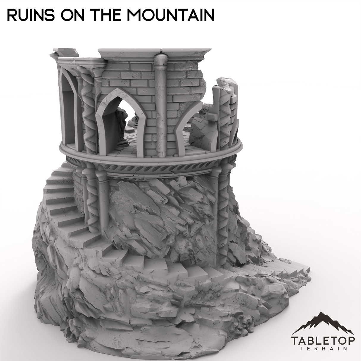 Tabletop Terrain Terrain Ruins on the Mountain