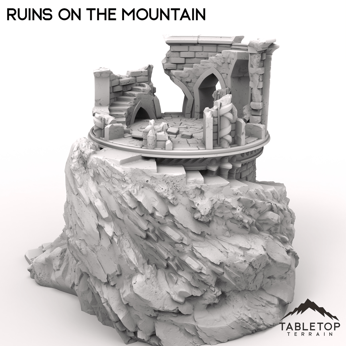 Tabletop Terrain Terrain Ruins on the Mountain