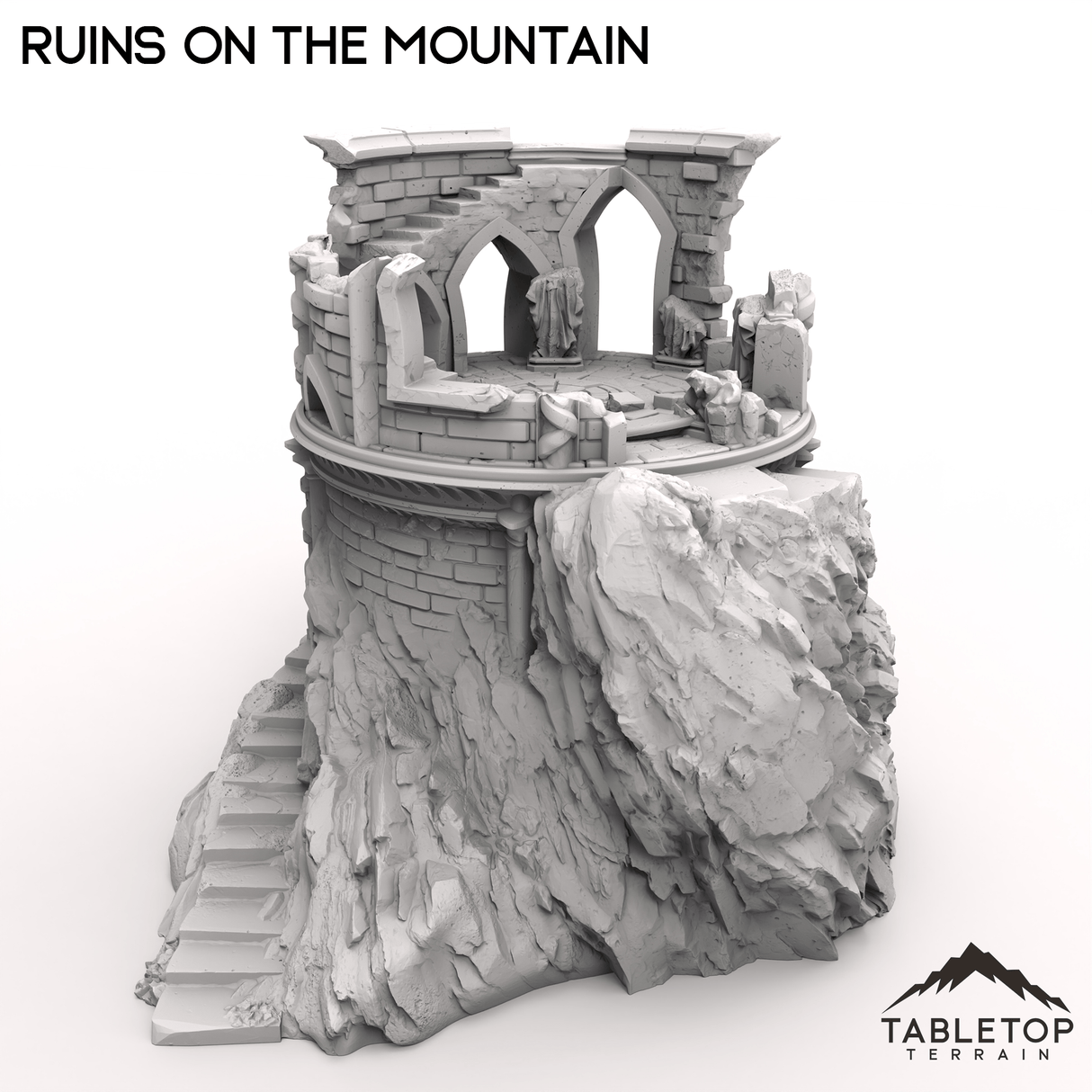 Tabletop Terrain Terrain Ruins on the Mountain