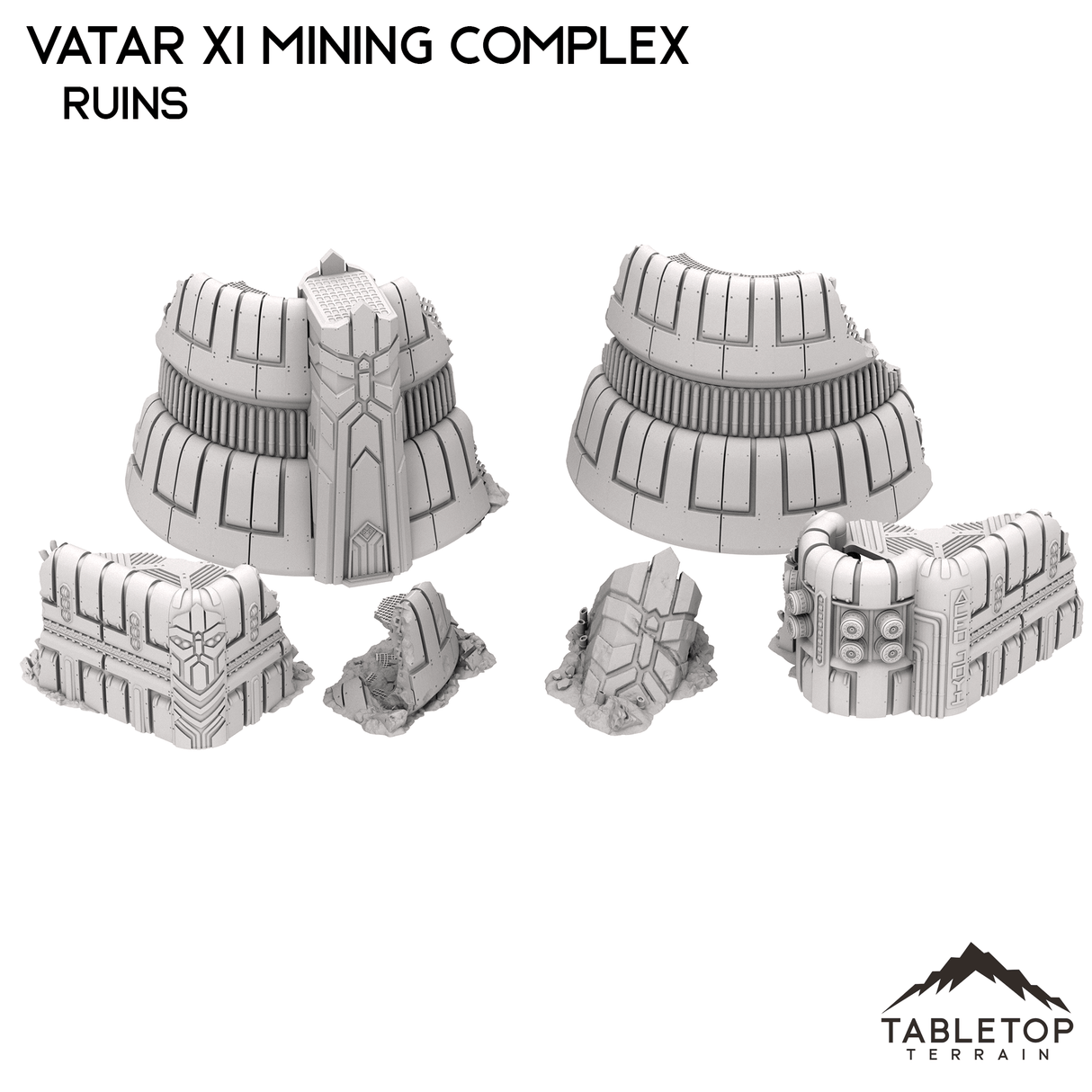 Tabletop Terrain Terrain Ruins - Vatar XI Mining Complex