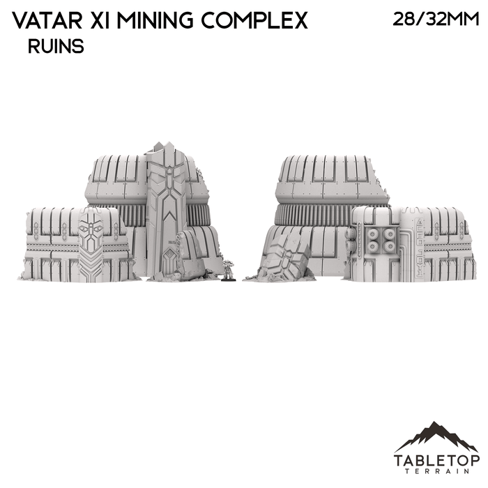 Tabletop Terrain Terrain Ruins - Vatar XI Mining Complex
