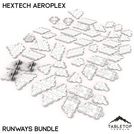 Tabletop Terrain Terrain Runways Bundle HEXTECH Aeroplex - 6mm