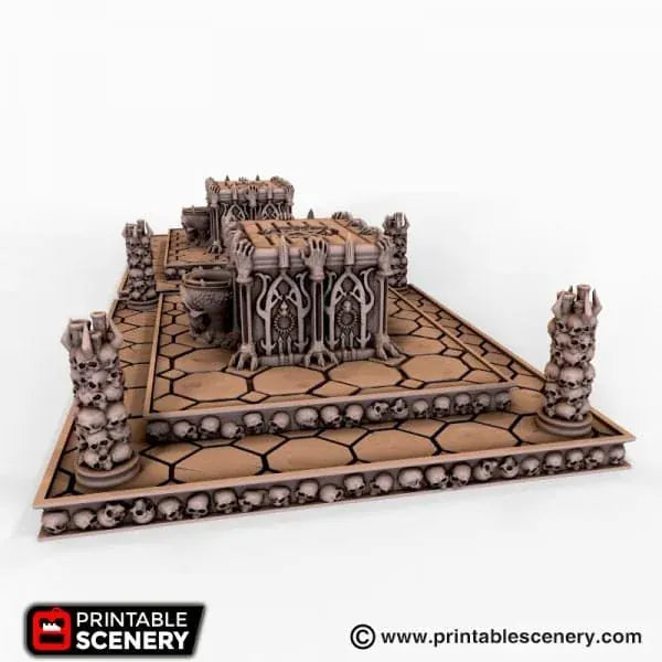 Tabletop Terrain Terrain Sacrificial Altar - Demon Fantasy Terrain