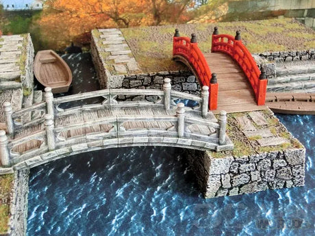 Tabletop Terrain Terrain Samurai Canal Set