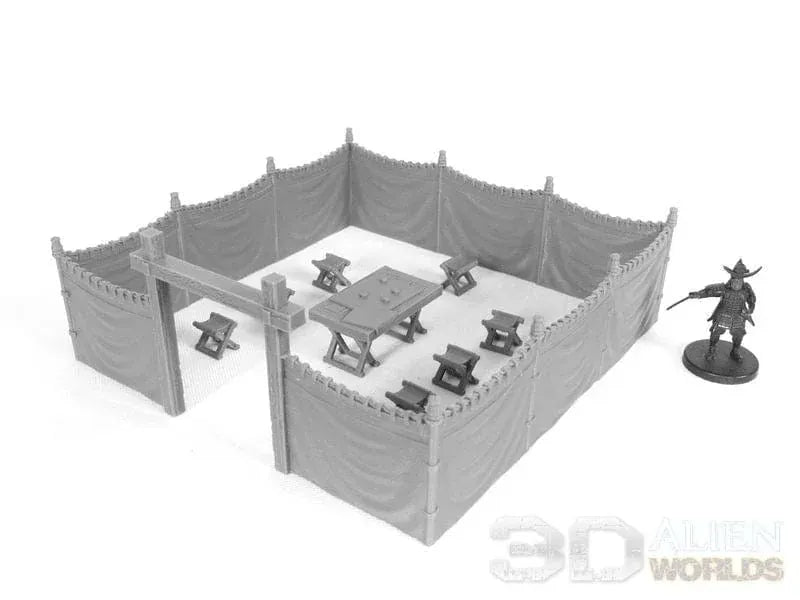 Tabletop Terrain Terrain Samurai Jinmaku Curtains