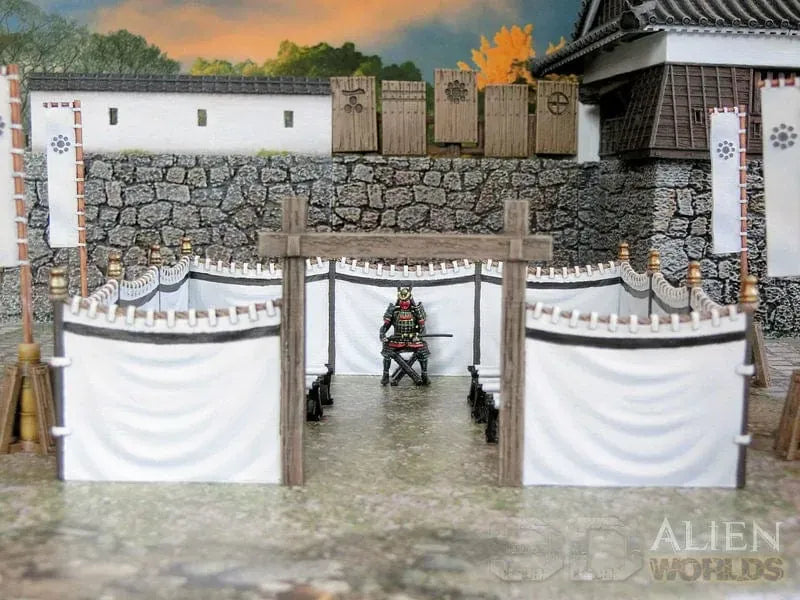 Tabletop Terrain Terrain Samurai Jinmaku Curtains