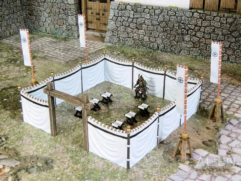 Tabletop Terrain Terrain Samurai Jinmaku Curtains