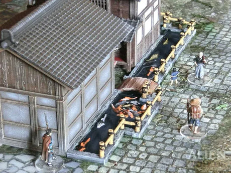 Tabletop Terrain Terrain Samurai Street Fish Ponds