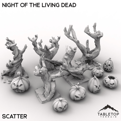 Tabletop Terrain Terrain Scatter / 32mm Night of the Living Dead