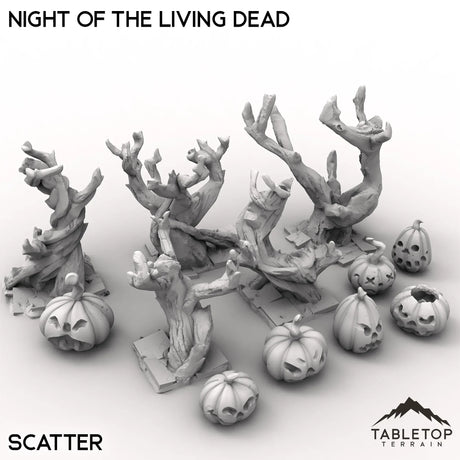 Tabletop Terrain Terrain Scatter / 32mm Night of the Living Dead