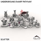 Tabletop Terrain Terrain Scatter / 32mm Underground Dwarf Pathway
