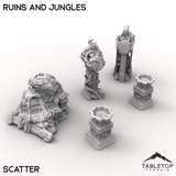 Tabletop Terrain Terrain Scatter Terrain / 32mm Ruins and Jungles