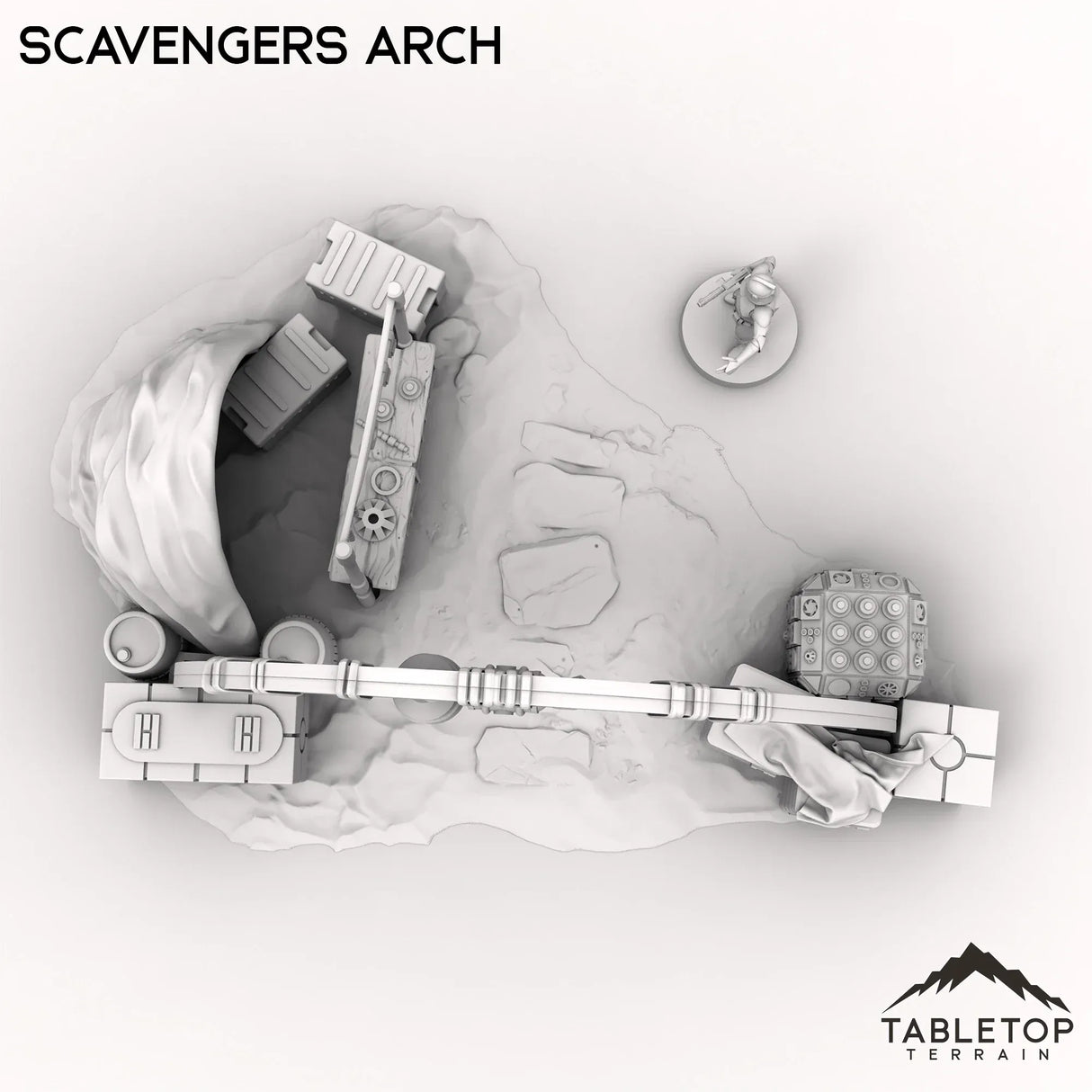 Tabletop Terrain Terrain Scavenger's Arch