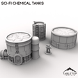 Tabletop Terrain Terrain Sci-Fi Chemical Tanks