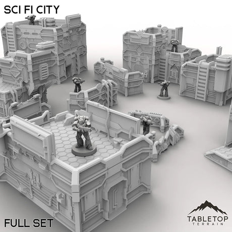 Tabletop Terrain Terrain Sci Fi City