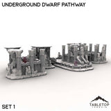 Tabletop Terrain Terrain Set 1 / 32mm Underground Dwarf Pathway