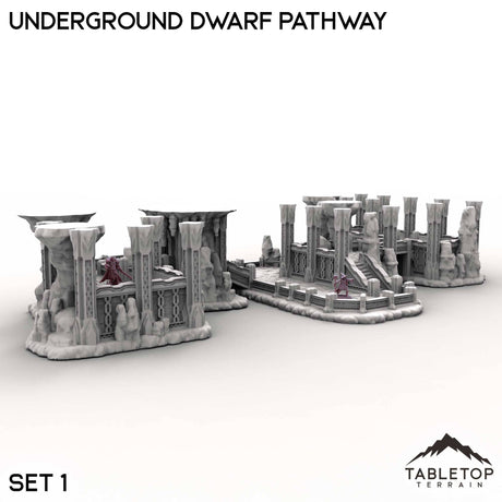 Tabletop Terrain Terrain Set 1 / 32mm Underground Dwarf Pathway