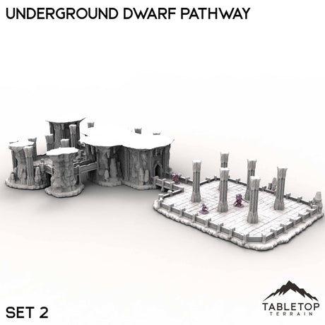 Tabletop Terrain Terrain Set 2 / 32mm Underground Dwarf Pathway