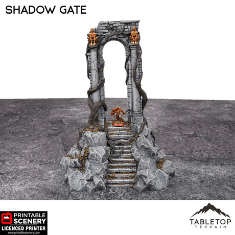 Tabletop Terrain Terrain Shadow Gate - Fantasy Terrain