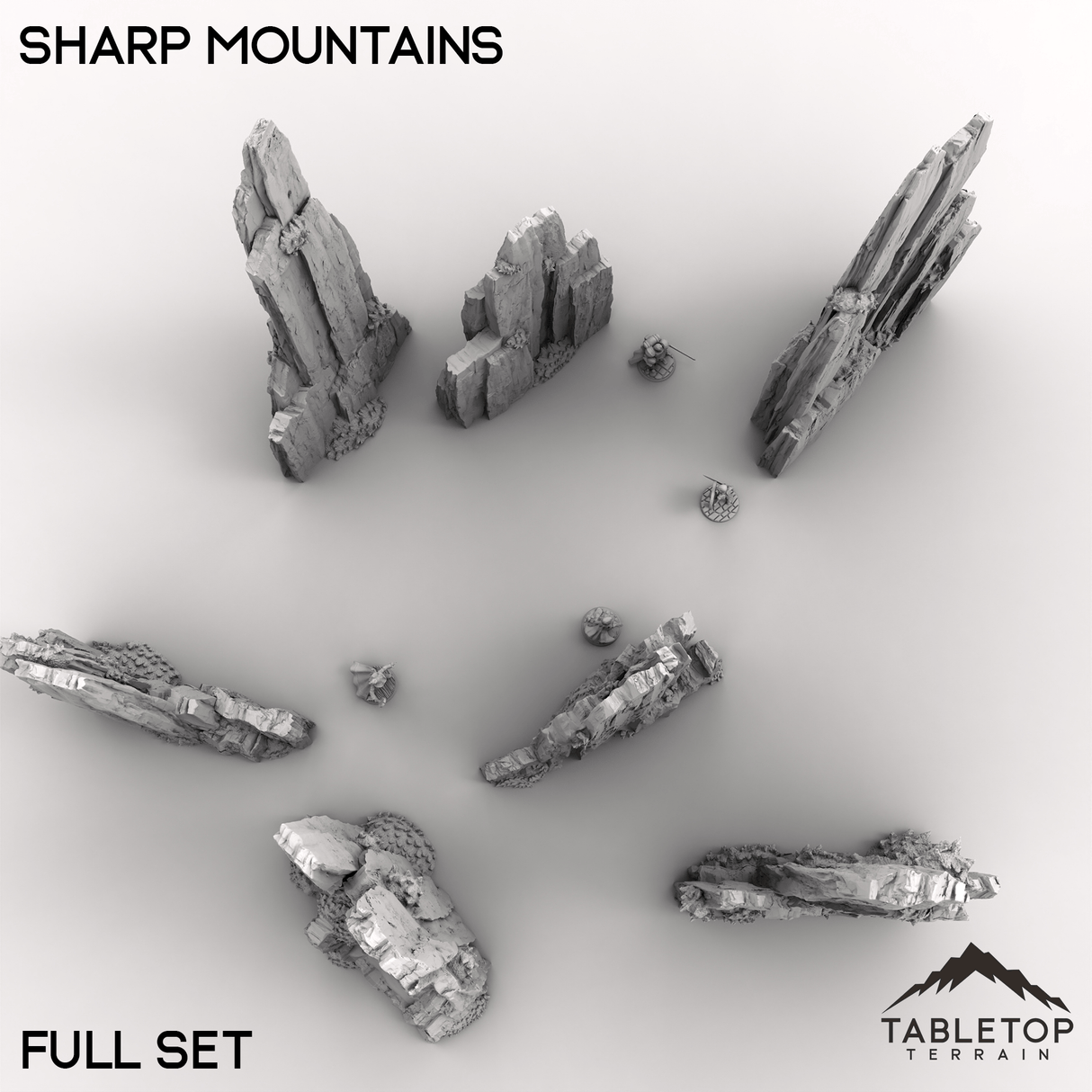 Tabletop Terrain Terrain Sharp Mountains