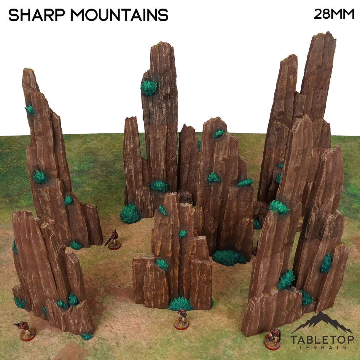 Tabletop Terrain Terrain Sharp Mountains