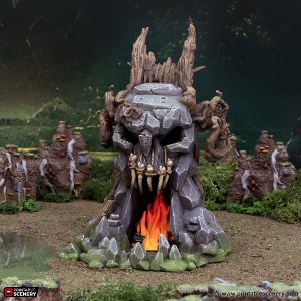 Tabletop Terrain Terrain Shrine of the Swamp Beast - The Gloaming Swamp