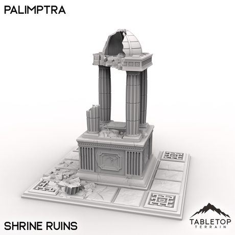 Tabletop Terrain Terrain Shrine Ruins / 32mm Palimptra