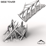 Tabletop Terrain Terrain Siege Tower - Kingdom of Saxonia