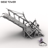 Tabletop Terrain Terrain Siege Tower - Kingdom of Saxonia