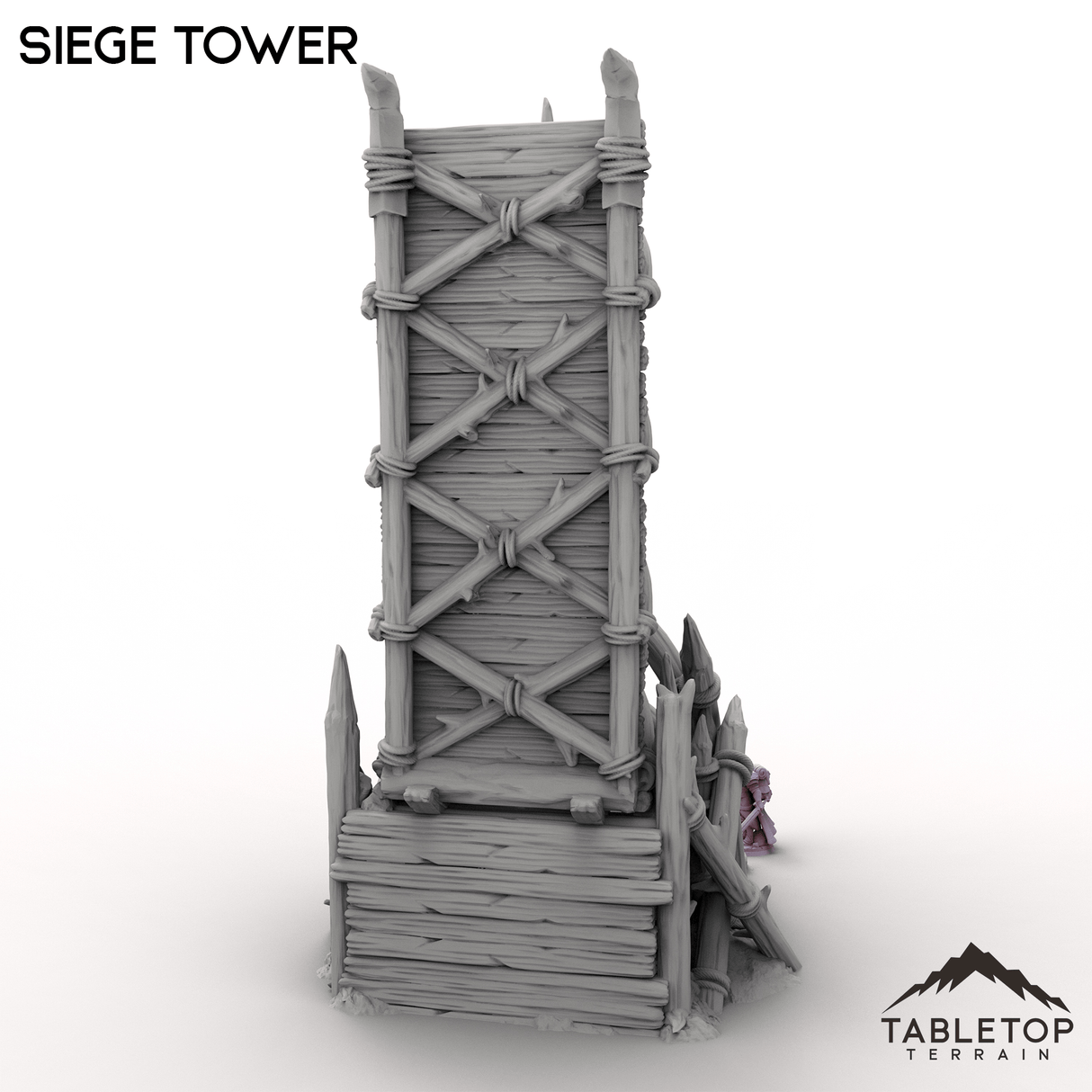 Tabletop Terrain Terrain Siege Tower - Kingdom of Saxonia