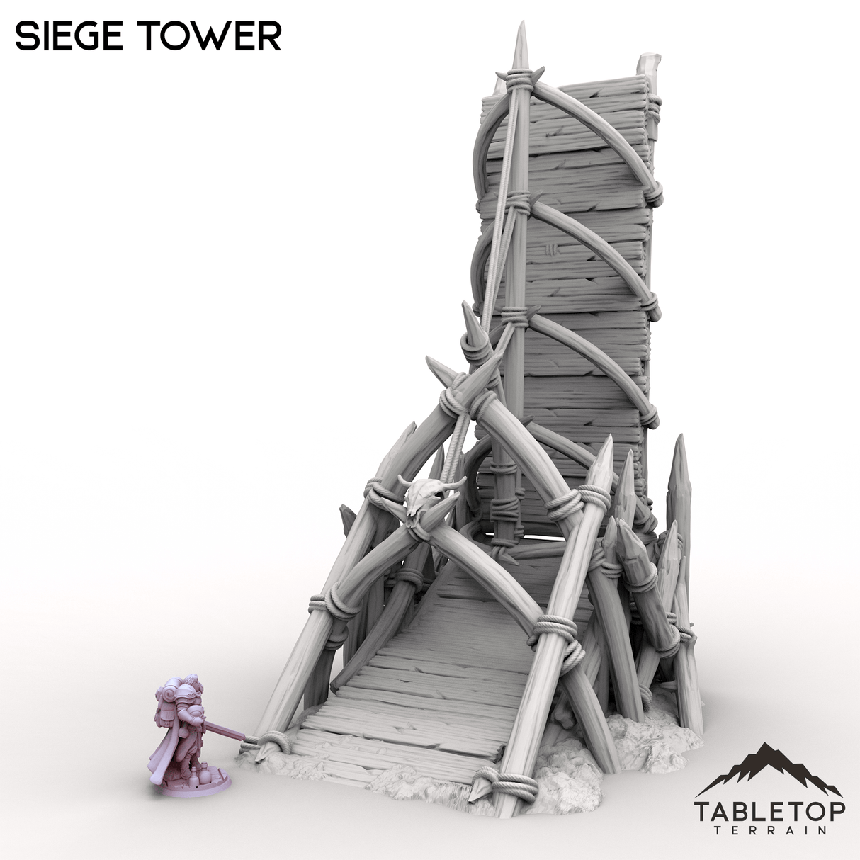 Tabletop Terrain Terrain Siege Tower - Kingdom of Saxonia