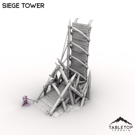 Tabletop Terrain Terrain Siege Tower - Kingdom of Saxonia