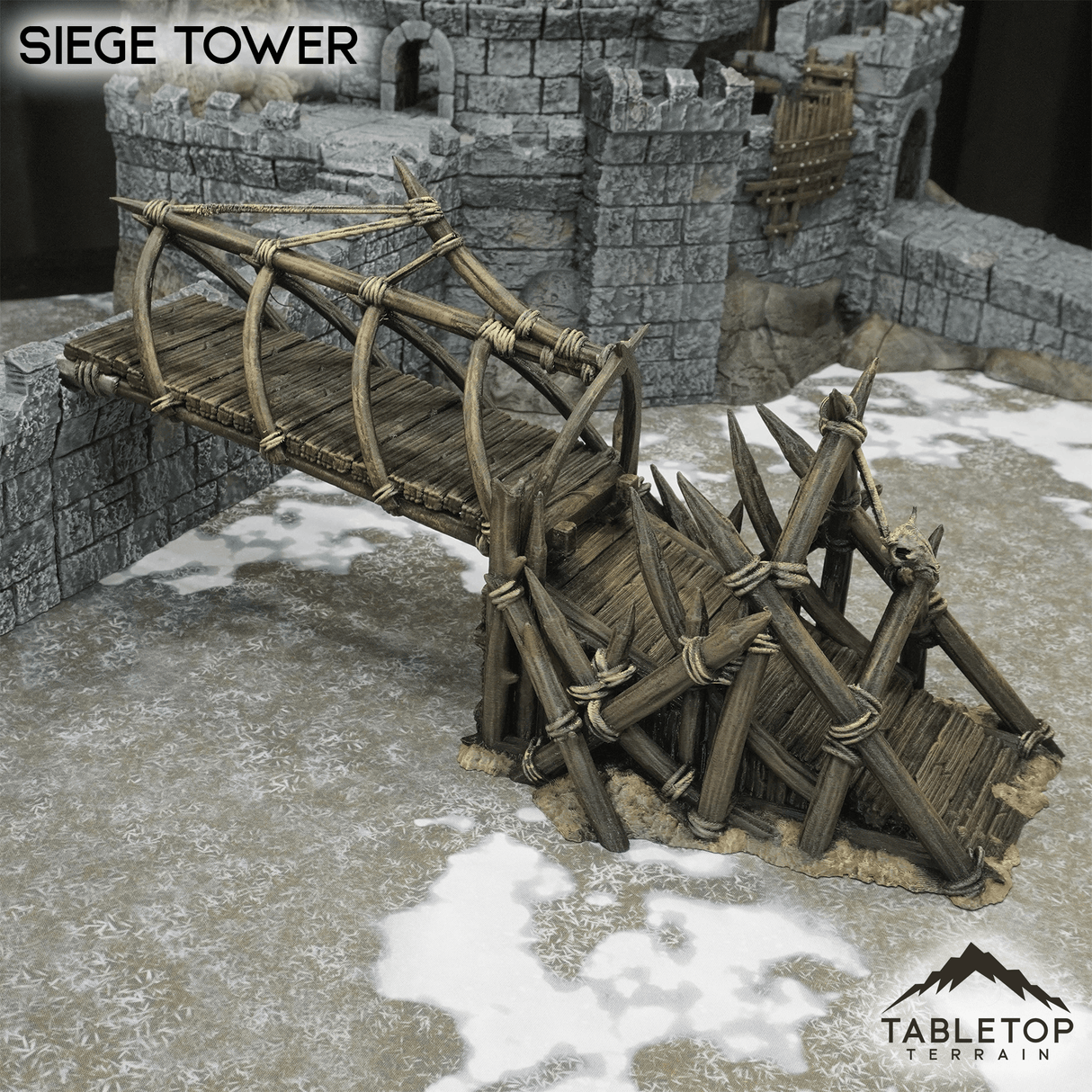 Tabletop Terrain Terrain Siege Tower - Kingdom of Saxonia