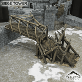 Tabletop Terrain Terrain Siege Tower - Kingdom of Saxonia