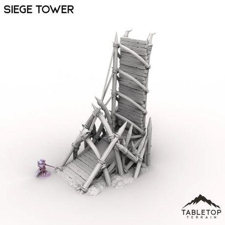 Tabletop Terrain Terrain Siege Tower - Kingdom of Saxonia