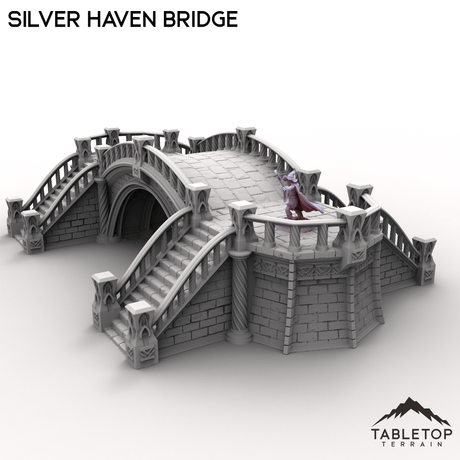 Tabletop Terrain Terrain Silver Haven Bridge