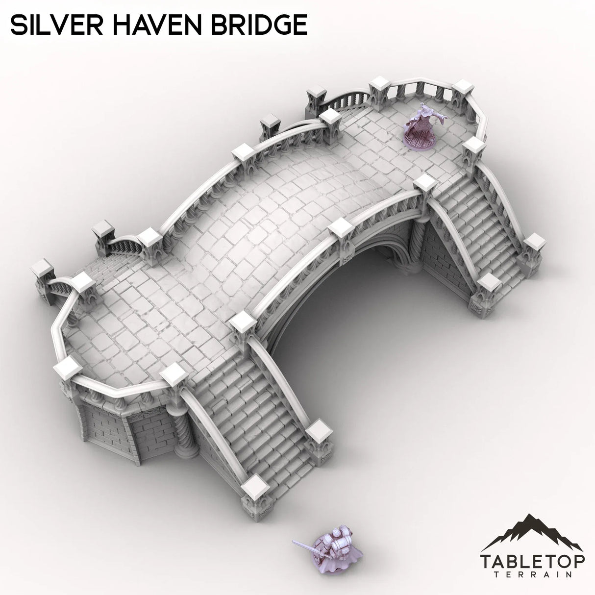 Tabletop Terrain Terrain Silver Haven Bridge