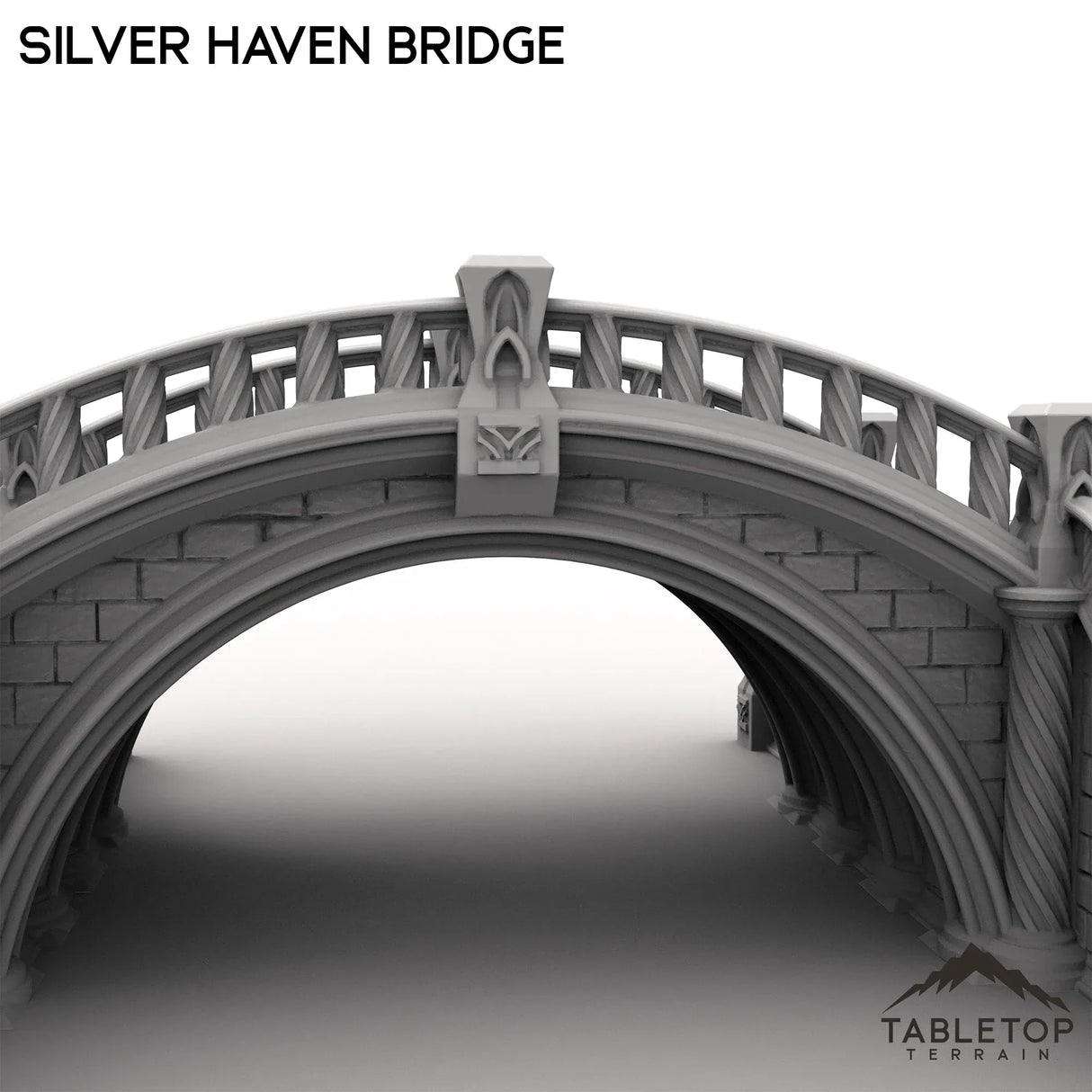 Tabletop Terrain Terrain Silver Haven Bridge