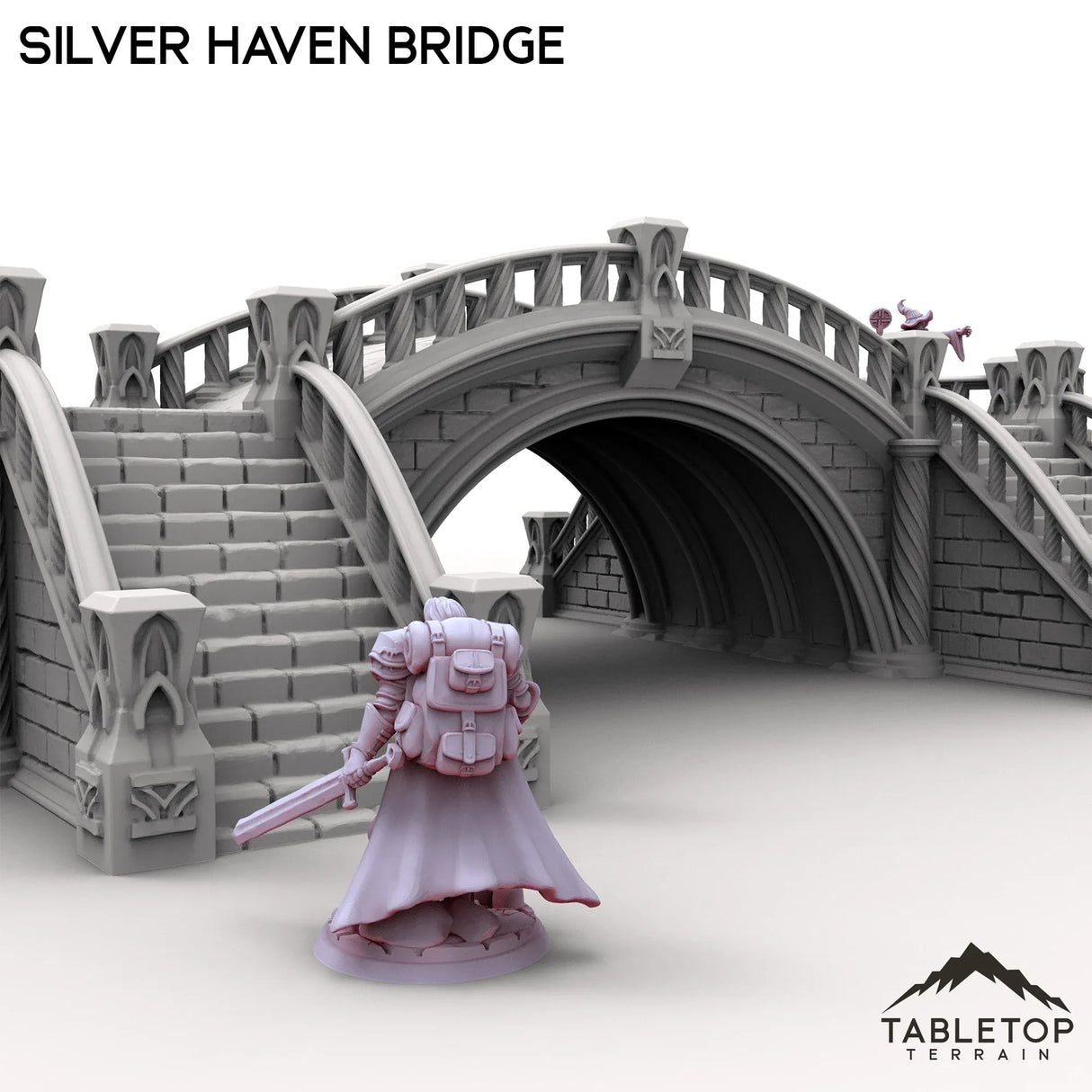 Tabletop Terrain Terrain Silver Haven Bridge