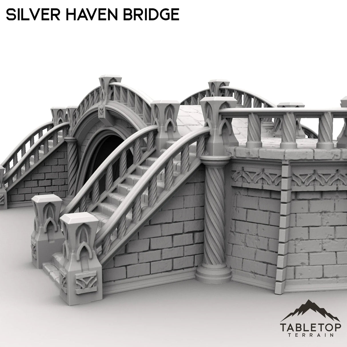 Tabletop Terrain Terrain Silver Haven Bridge