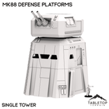 Tabletop Terrain Terrain Single Tower MK88 Defense Platforms - Imperial Base Builder