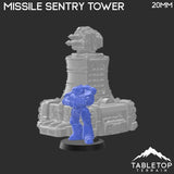 Tabletop Terrain Terrain Sithic Outpost Plasma Crystal Pit & Missile Sentry Tower