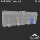 Tabletop Terrain Terrain Sithic Outpost Platform Bridge & Fortified Walls