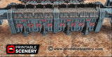 Tabletop Terrain Terrain Sithic Outpost Platform Bridge & Fortified Walls