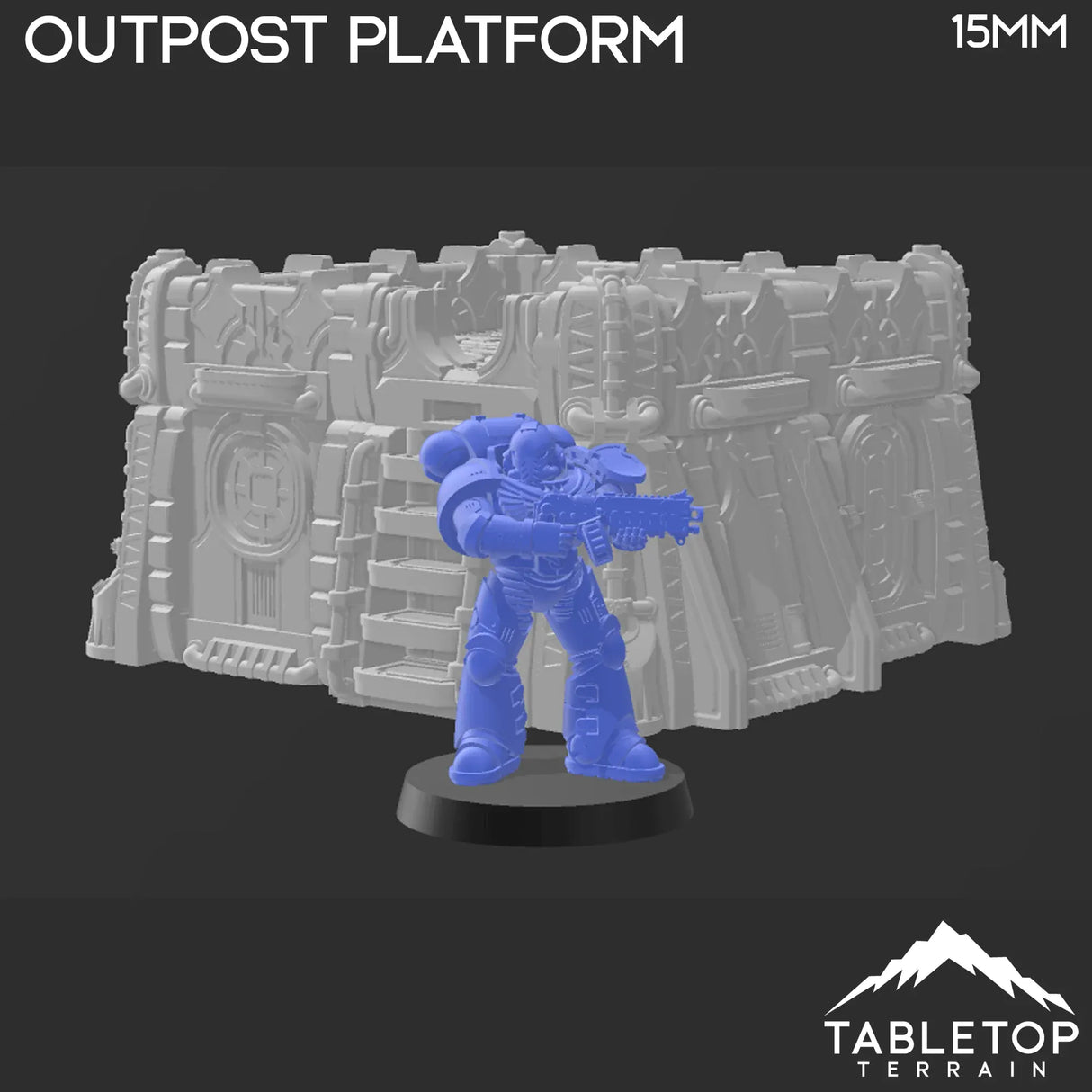 Tabletop Terrain Terrain Sithic Outpost Platforms and Armored Tower